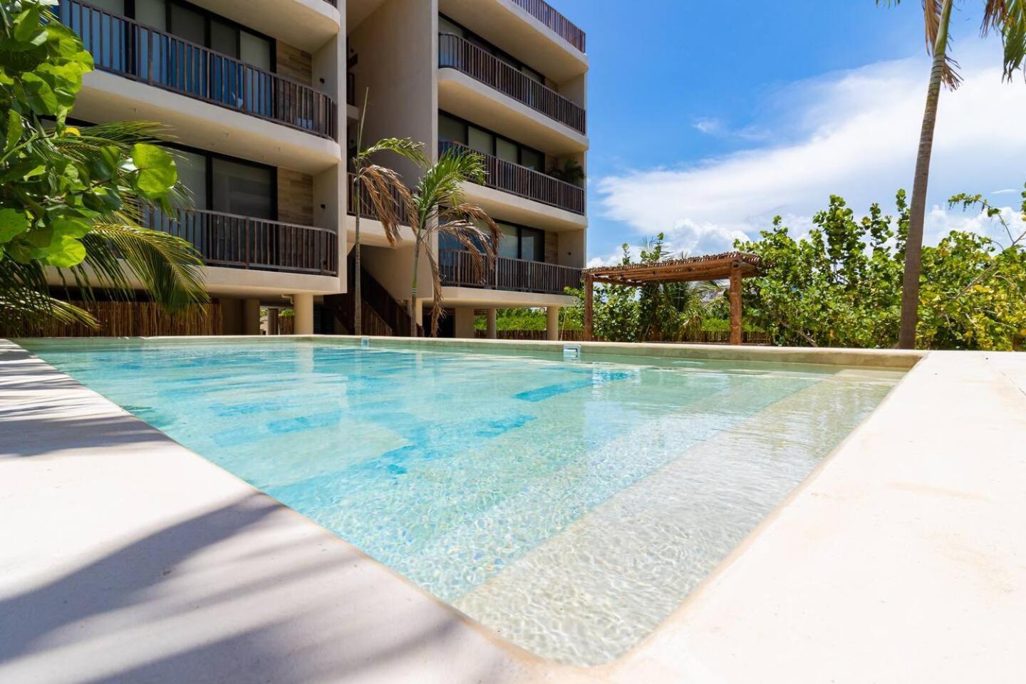 Hotel Pool View Loft Steps From The Ocean In Punta Cocos - C101 Isla Holbox Exteriér fotografie